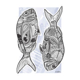 Ornate Duo Of Snapper tee - doodlewear
