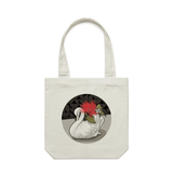 Crowned Pohutukawa artwork tote bag