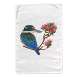 Aroha Kingfisher tea towel