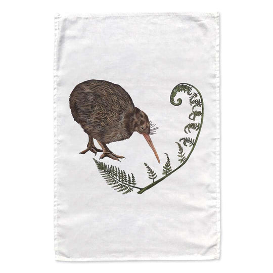 Aroha Kiwi tea towel - doodlewear