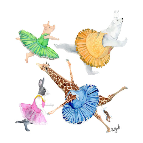 Medley of Ballet Animals tee - doodlewear