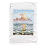Holiday Cloudscape tea towel - doodlewear