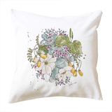 Native Flowers Cushion Cover - doodlewear