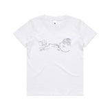 Christmas Mischief tee - Christmas t shirts collection - art for a cause - doodlewear