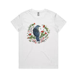 Christmas Party - Tui & Pohutukawa Tree tee - Christmas t shirts collection