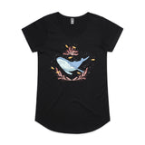 Humpback Whale & The Coral Reef tee - doodlewear