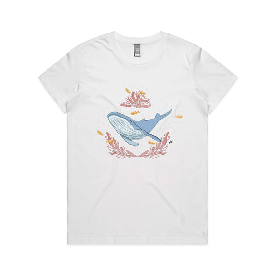 Humpback Whale & The Coral Reef tee