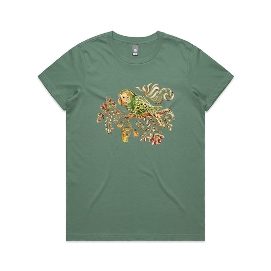 Kakapo Bird, Accomplished Climber tee - doodlewear