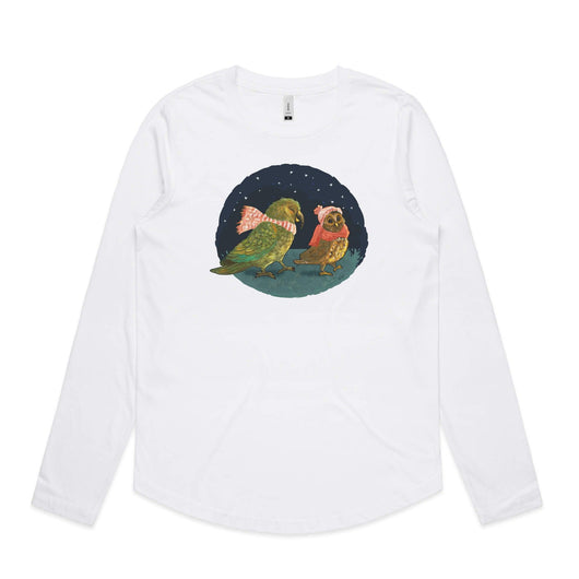 Kea & Ruru Totally NZ Winter long sleeve t shirt - Limited Edition of 50 | Only 42 Left - doodlewear