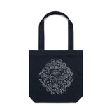 Mystical Ruru Owl artwork tote bag