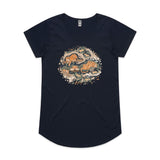 Tigers Paper Cut Style tee