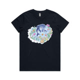 Whale Shark & Coral Reef tee - doodlewear