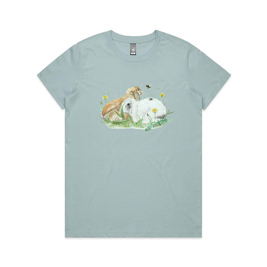 Bunnies and Dandelions tee - doodlewear