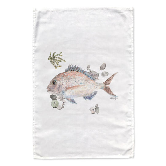 Snapper, Catch Of The Day tea towel