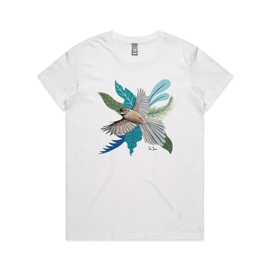 Fantail Botanical tee - doodlewear