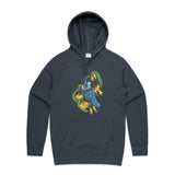 Tui + Kowhai hoodie - doodlewear