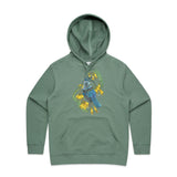 Tui + Kowhai hoodie - doodlewear