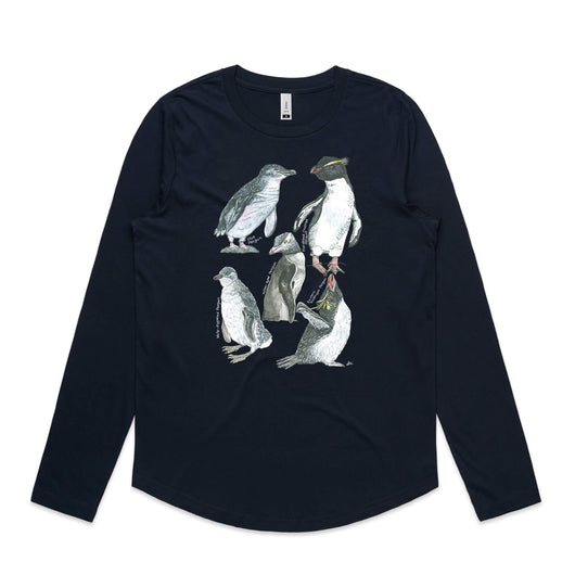 Waddle of Penguins long sleeve t shirt - Limited Edition of 50