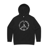 Peace Flora hoodie - doodlewear