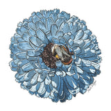 Blue Chrysanthemum long sleeve t shirt