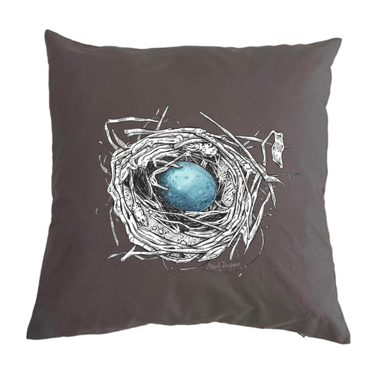 Blue Egg Cushion Cover - doodlewear