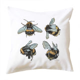 Quad Bees Cushion Cover