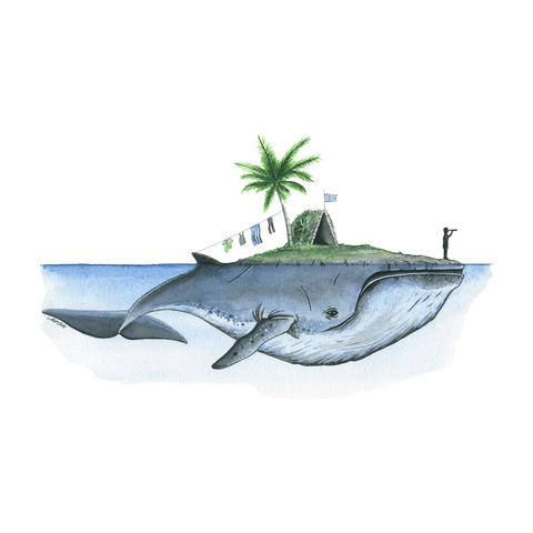 A Whale’s Journey tee - doodlewear