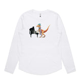 Bohemian Raptor long sleeve t shirt - doodlewear