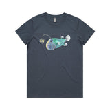 Grumpy Anglerfish tee - doodlewear