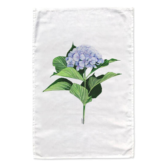 Hydrangea in Bloom tea towel - doodlewear
