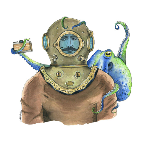 The Social Octopus tee - doodlewear
