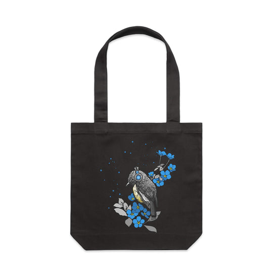 Forget-Me-Not artwork tote bag - art for a cause - doodlewear