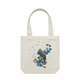 Forget-Me-Not artwork tote bag - art for a cause - doodlewear