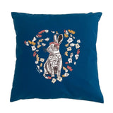Rockabilly Bunny Cushion Cover - doodlewear
