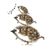 Three Little Hedgehogs Cushion Cover - doodlewear