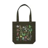 NZ Native Flora artwork tote bag