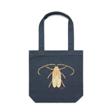 Pocket Huhu Bug artwork tote bag