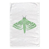 Pocket Puriri Moth tea towel