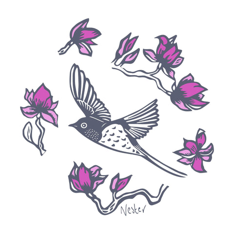 Swallow's Flight tee - doodlewear