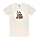 Floral Crown Horse tee - doodlewear