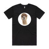 Inquisitive Alpaca tee - doodlewear
