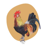 Farmyard Rooster Cushion Cover - doodlewear