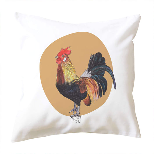 Farmyard Rooster Cushion Cover