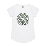 doodlewear Botanical Unite botanical graphic tee AS Colour Womens Mali White by artist Anna Mollekin