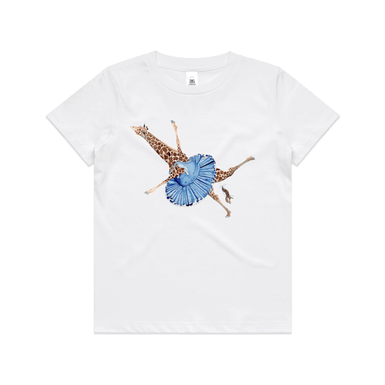 Ballet Dancing Giraffe tee - doodlewear