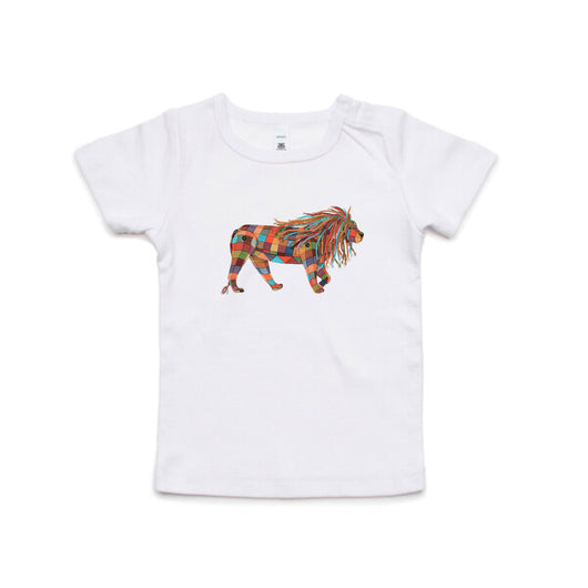 Patchwork Lion wee tee