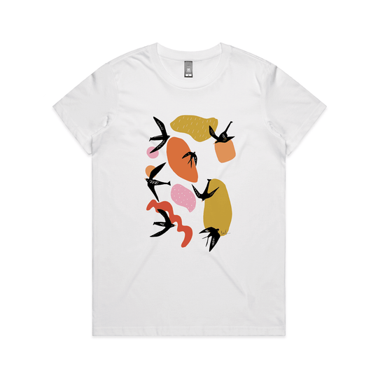 Birds & Beyond tee - doodlewear