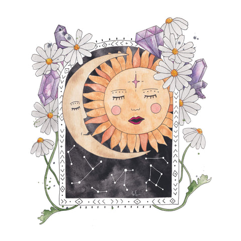 Sunshine Moonlight crew - doodlewear