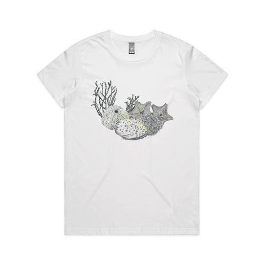 Urchens And Starfish tee - Limited Edition of 50
