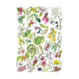NZ Botanicals tea towel - doodlewear